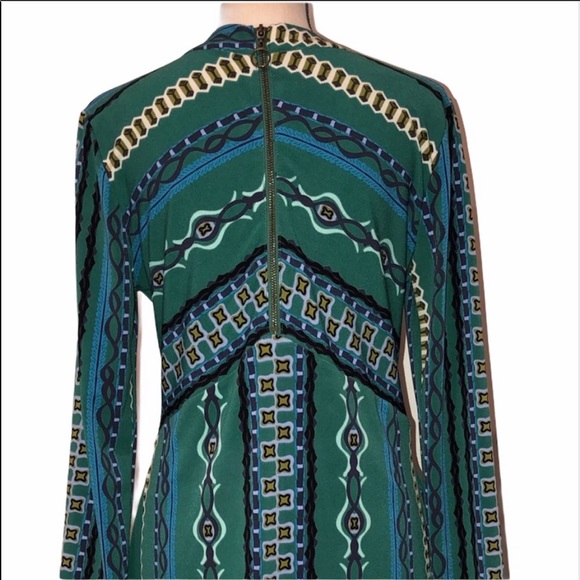 SOLD✨Free People Green Combo Stella mini dress - Picture 7 of 9